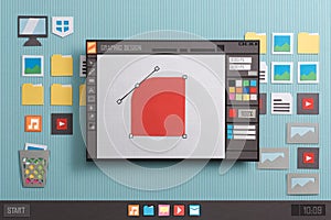 Graphic design software