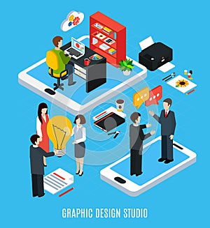 Graphic Design Studio Concept