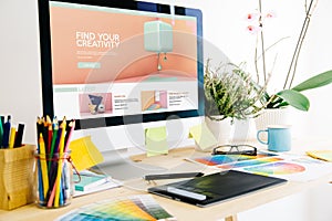 Graphic design studio creativity tutorials website