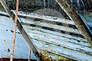 Graphic effect on boats hulls