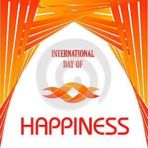 Graphic for International Day of Happiness- March 20 photo