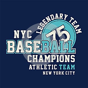 Graphic NYC BASEBALL CHAMPIONS