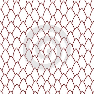 Graphic ornament. Vector repeating texture. Reptile skin texture.