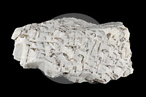Graphic pegmatite rock intergrowths of quartz and feldspar