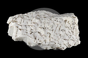 Graphic pegmatite rock intergrowths of quartz and feldspar photo