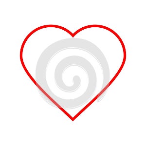 Graphic red hearts love icon. couple romantic love heart. vector illustration template