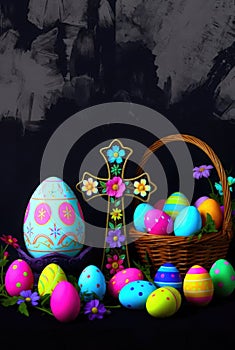 artistic image representing Easter day
