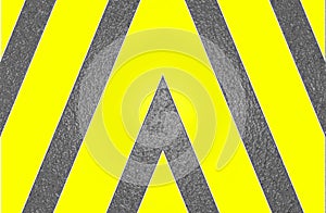 The graphic resource consists of bright yellow stripes on a graphite background.