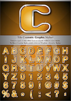 Graphic Style Letters