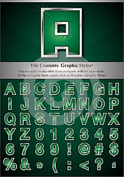 Graphic Style Letters