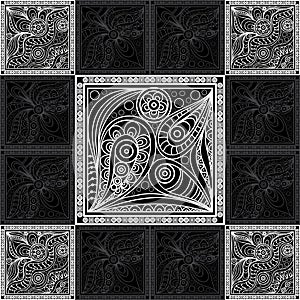 Graphic texture with openwork pattern 25