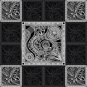 Graphic texture with openwork pattern 23