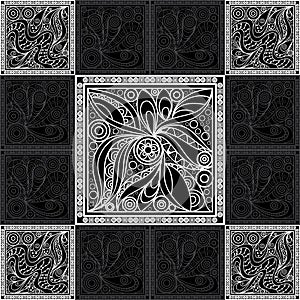 Graphic texture with openwork pattern 24