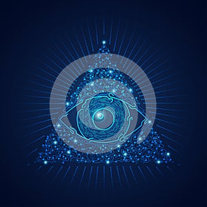 Triangle electronic eye