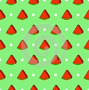 Graphic watermelon and circle pattern 2