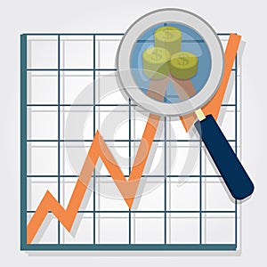 Graphical analysis with coins