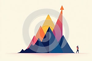 Triangle Visualization in Colorful Shades