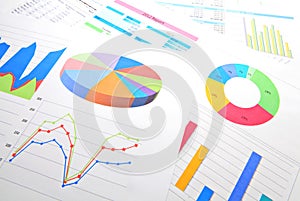 Graphical chart analysis photo