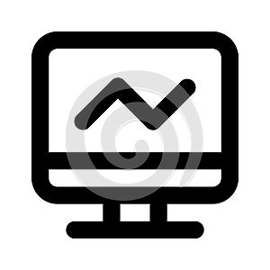 Graphical chart, business analysis, online analytics vector design