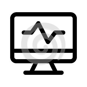 Graphical chart, business analysis, online analytics vector design