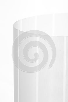 Graphical curve and background in plastic and glass
