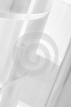 Graphical curves and background in plastic and glass