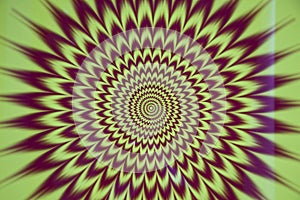graphical illusion circle