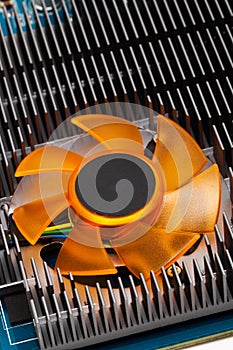 Graphics card close up