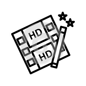 Graphics processing Isolated Vector icon which can easily modify or edit