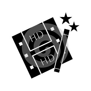 Graphics processing Isolated Vector icon which can easily modify or edit