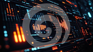 graphics stretching data visualization screen