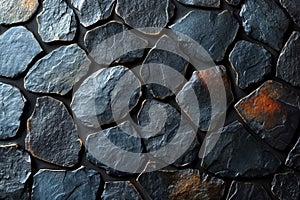 Graphite-colored stone texture , dark abstract background