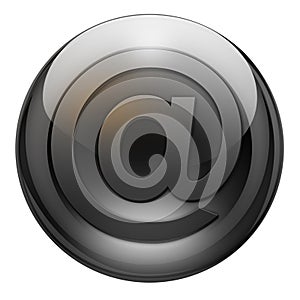 Graphite email button photo