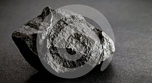 Graphite ore, also called black lead or plumbage, graphite has multiple and important industrial applications photo