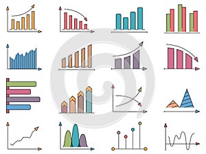 Graphs and Charts Icons