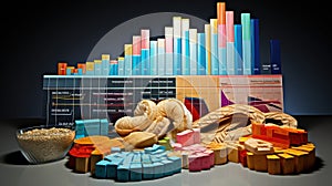 graphs food sales data