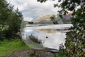 Grasmere lake and distant fells