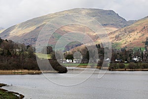 Grasmere Lake and Fells, Lake District, Cumbria, England, UK