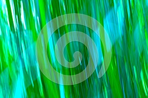 Grass blur lines with greens and blues
