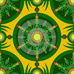 Grass Circle Ormanent Pattern