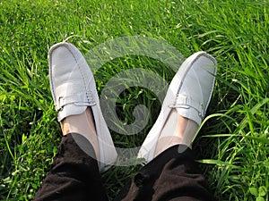 Grass feet