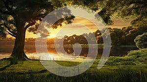 grass greenery gold photo