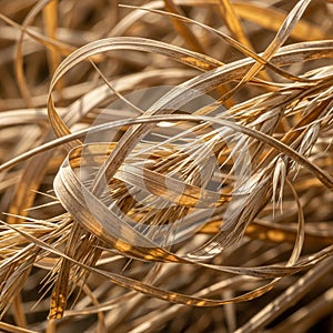 Of the grass highlighting its organic complexity and detailed