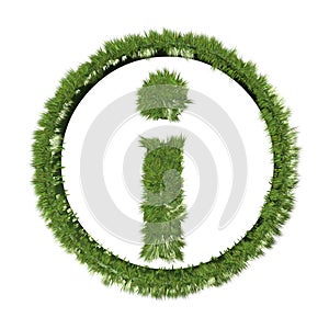 Grass inquiry symbol photo