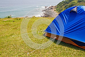 Grass Island in Hong Kong - Camp Site