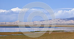 Grass land of Qinghai Lake, China