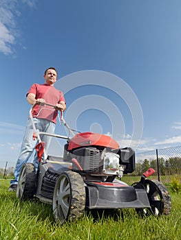 Grass mowing