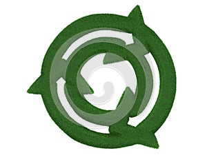 Grass Recycling Symbol