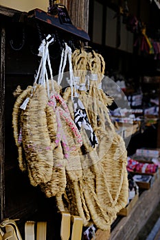 Grass shoes, Ouchi-juku, Tohoku region, Japan