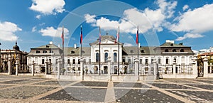 Grassalkovich Palace in Bratislava, Slovakia